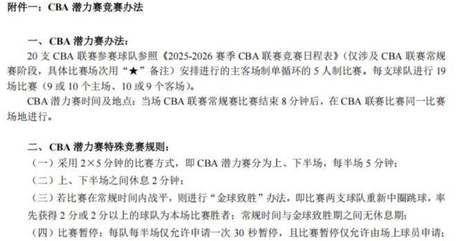 真拿CBA不当职业联赛?潜力赛待定,拟定发展联赛成前者取消先兆